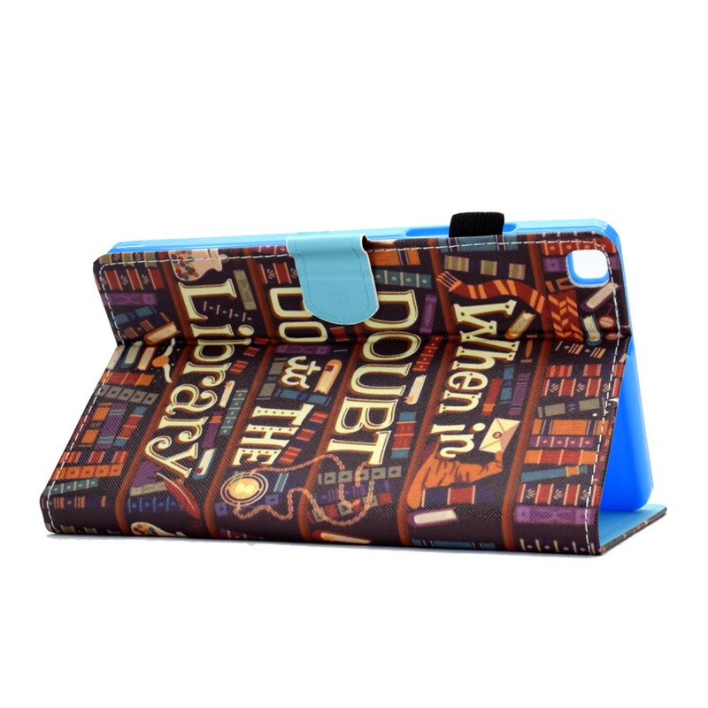 Housse Samsung Galaxy Tab A7 Lite Bibliothèque Housse Samsung Galaxy Tab A7 Lite Bibliothèque