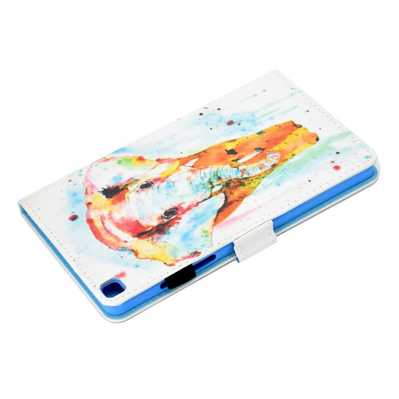 Housse Samsung Galaxy Tab A7 Lite Éléphant Aquarelle Housse Samsung Galaxy Tab A7 Lite Éléphant Aquarelle