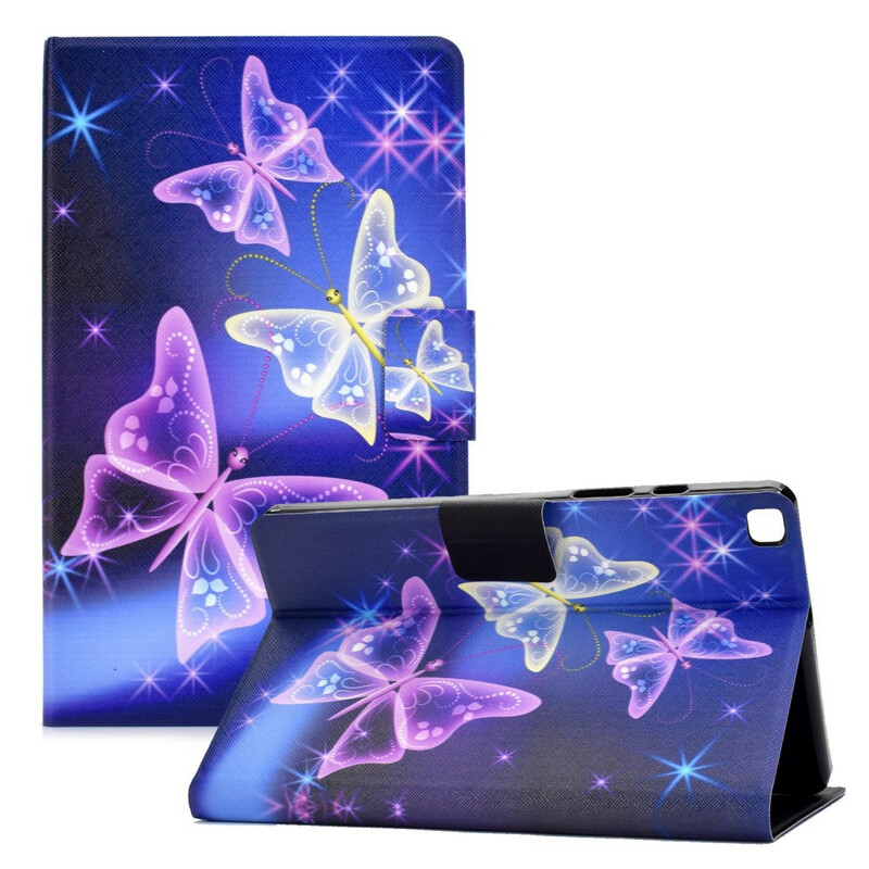 Housse Samsung Galaxy Tab A7 Lite Féérie Papillons Housse Samsung Galaxy Tab A7 Lite Féérie Papillons