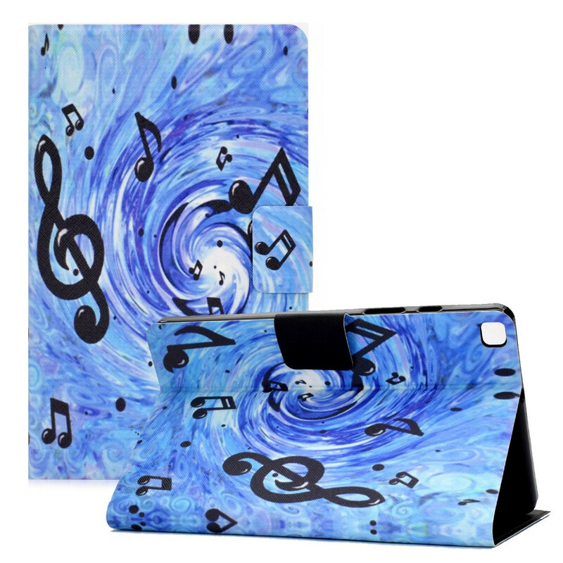 Housse Samsung Galaxy Tab A7 Lite Notes de Musique Housse Samsung Galaxy Tab A7 Lite Notes de Musique