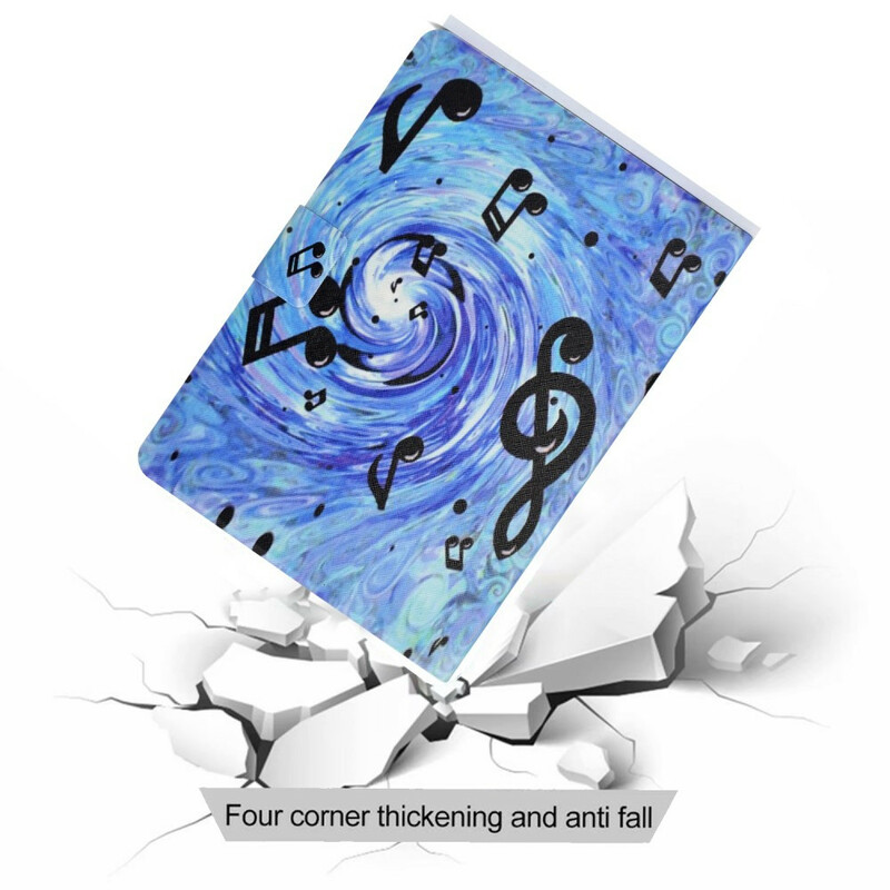 Housse Samsung Galaxy Tab A7 Lite Notes de Musique