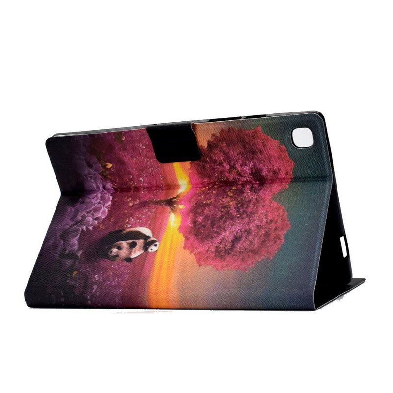 Housse Samsung Galaxy Tab A7 Lite Panda Coeur Housse Samsung Galaxy Tab A7 Lite Panda Coeur