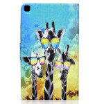 Housse Samsung Galaxy Tab A7 Lite Funky Girafes Housse Samsung Galaxy Tab A7 Lite Funky Girafes