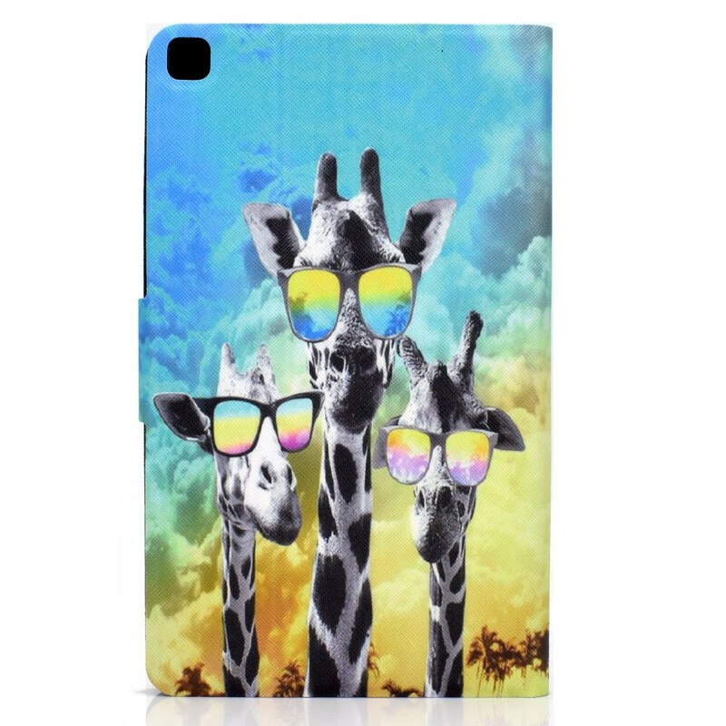 Housse Samsung Galaxy Tab A7 Lite Funky Girafes Housse Samsung Galaxy Tab A7 Lite Funky Girafes