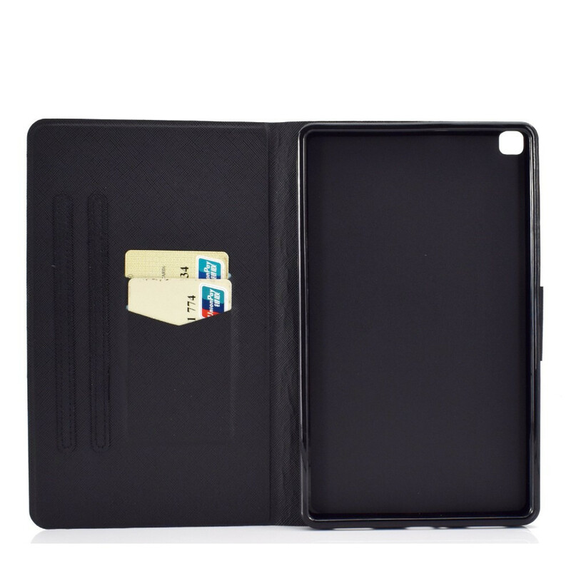 Housse Samsung Galaxy Tab A7 Lite Chat Yeux Bleus Housse Samsung Galaxy Tab A7 Lite Chat Yeux Bleus