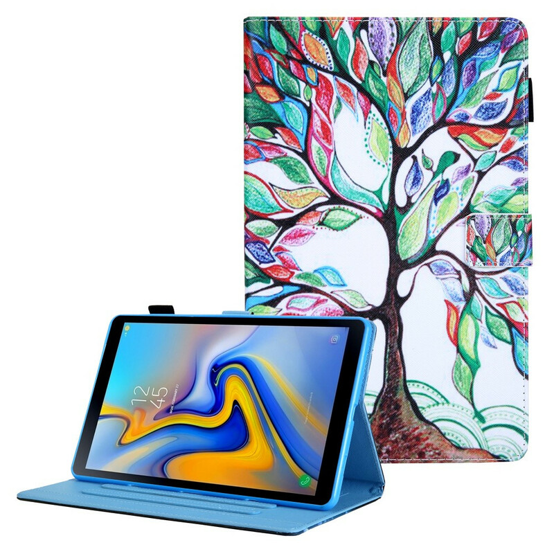 Housse Samsung Galaxy Tab A7 Arbre Multicolore