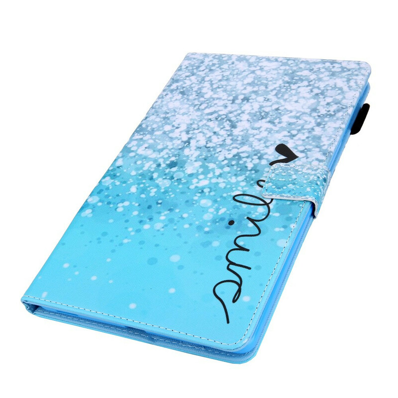 Housse Samsung Galaxy Tab A7 Lite Élément Paillettes