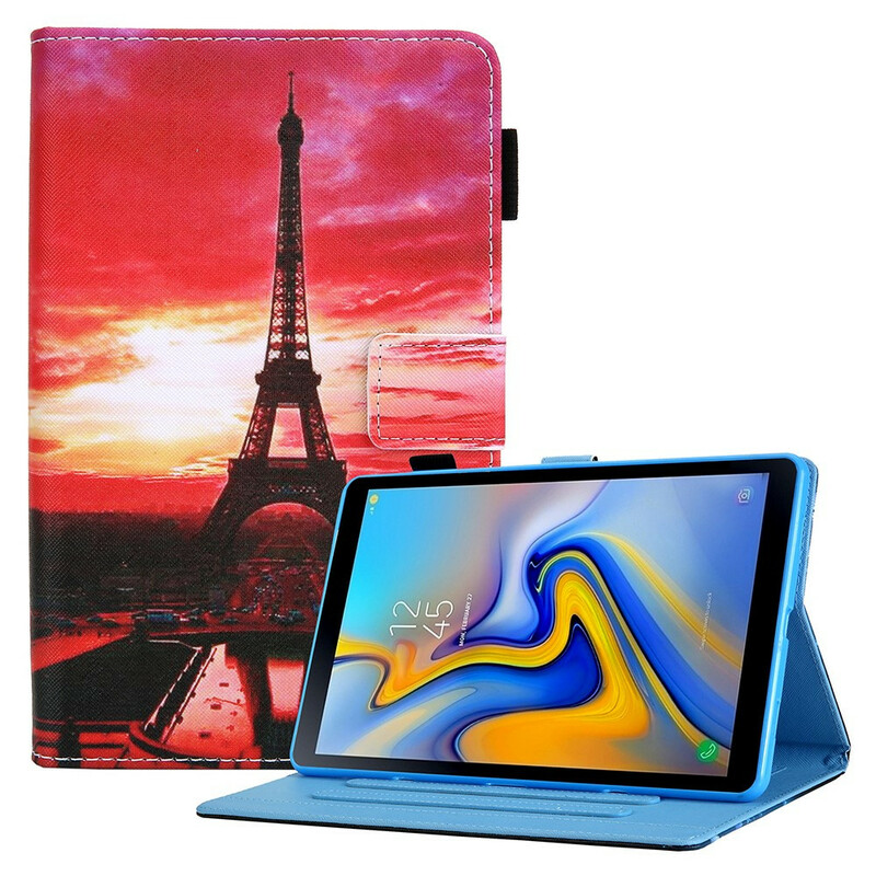 Housse Samsung Galaxy Tab A7 Lite Sunset Tour Eiffel Housse Samsung Galaxy Tab A7 Lite Sunset Tour Eiffel