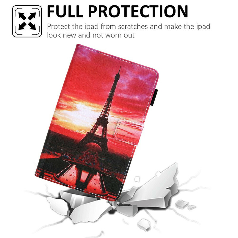 Housse Samsung Galaxy Tab A7 Lite Sunset Tour Eiffel Housse Samsung Galaxy Tab A7 Lite Sunset Tour Eiffel
