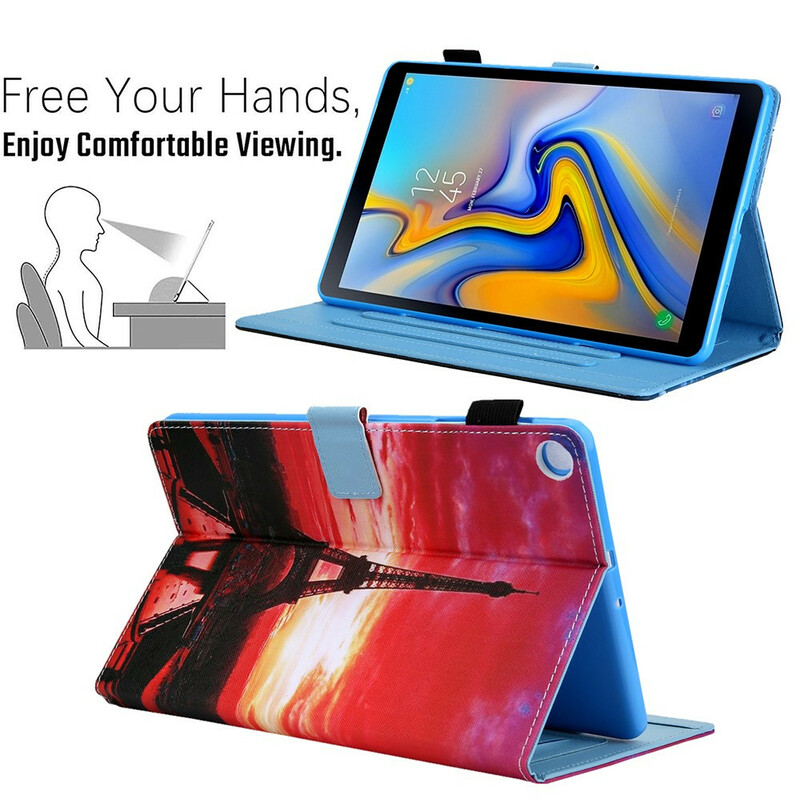 Housse Samsung Galaxy Tab A7 Lite Sunset Tour Eiffel Housse Samsung Galaxy Tab A7 Lite Sunset Tour Eiffel