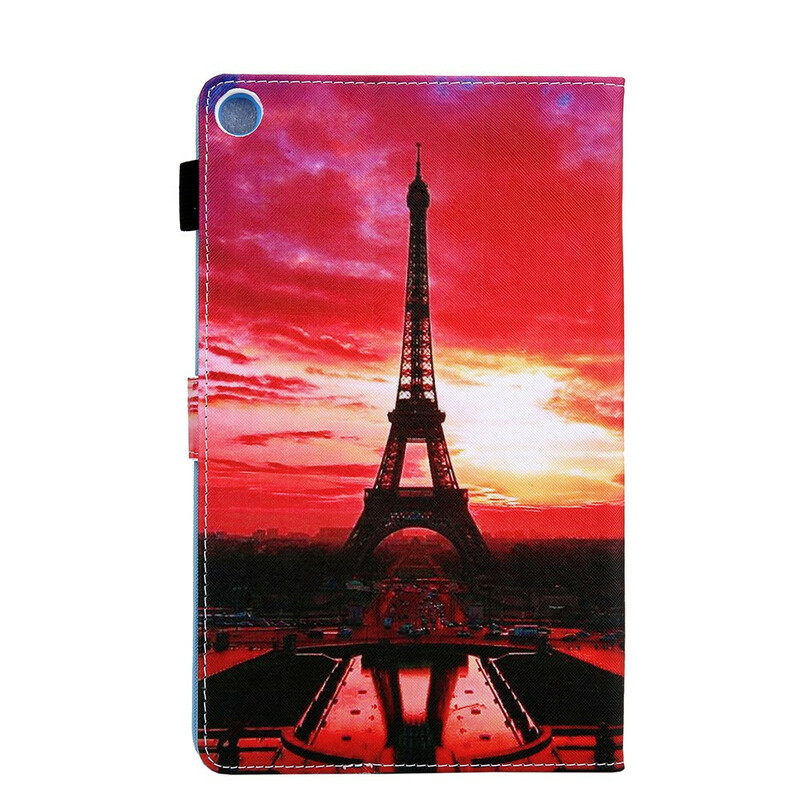 Housse Samsung Galaxy Tab A7 Lite Sunset Tour Eiffel