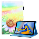 Housse Samsung Galaxy Tab A7 Lite Fleurs au Soleil Housse Samsung Galaxy Tab A7 Lite Fleurs au Soleil