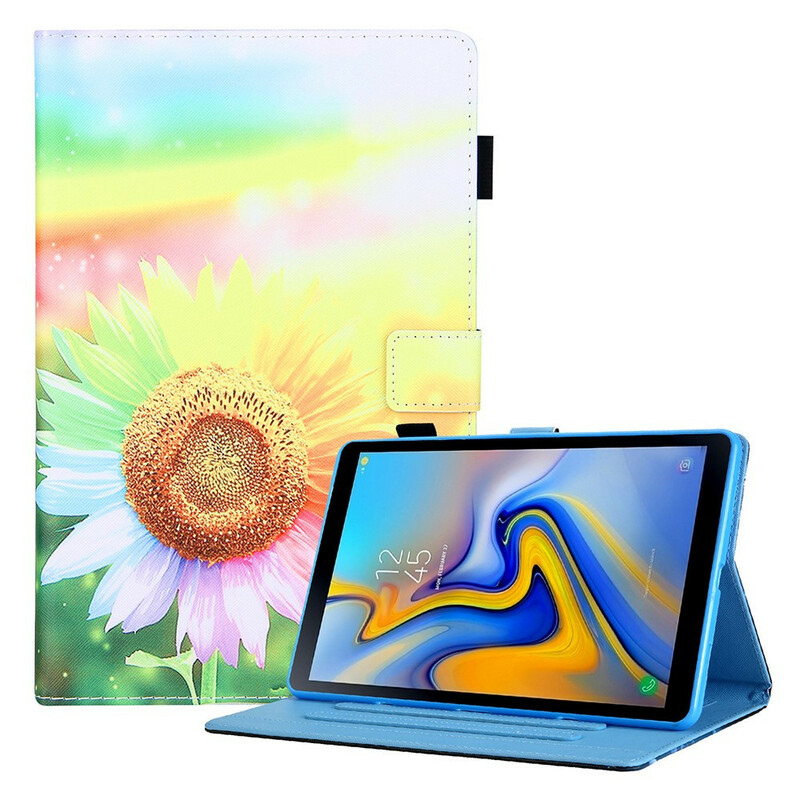 Housse Samsung Galaxy Tab A7 Lite Fleurs au Soleil Housse Samsung Galaxy Tab A7 Lite Fleurs au Soleil