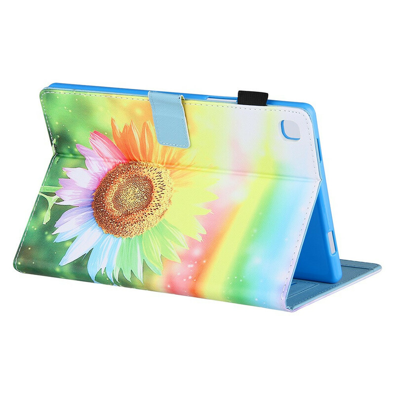 Housse Samsung Galaxy Tab A7 Lite Fleurs au Soleil Housse Samsung Galaxy Tab A7 Lite Fleurs au Soleil