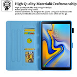 Housse Samsung Galaxy Tab A7 Lite Marbre Géométrie Design