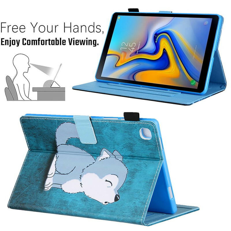 Housse Samsung Galaxy Tab A7 Lite Louveteau Housse Samsung Galaxy Tab A7 Lite Louveteau