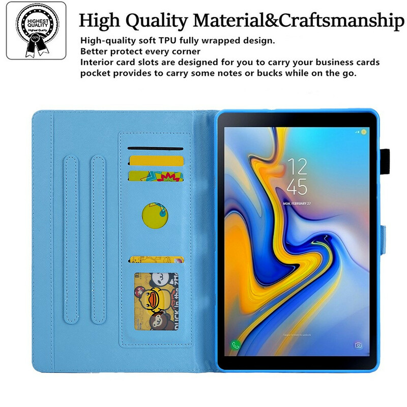 Housse Samsung Galaxy Tab A7 Lite Louveteau Housse Samsung Galaxy Tab A7 Lite Louveteau