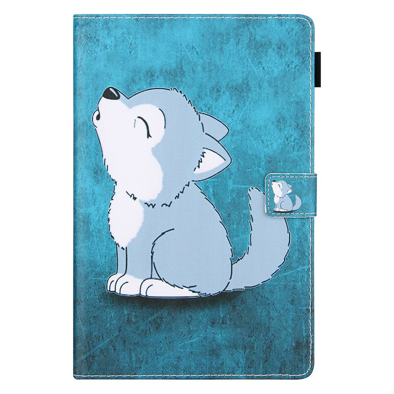 Housse Samsung Galaxy Tab A7 Lite Louveteau Housse Samsung Galaxy Tab A7 Lite Louveteau