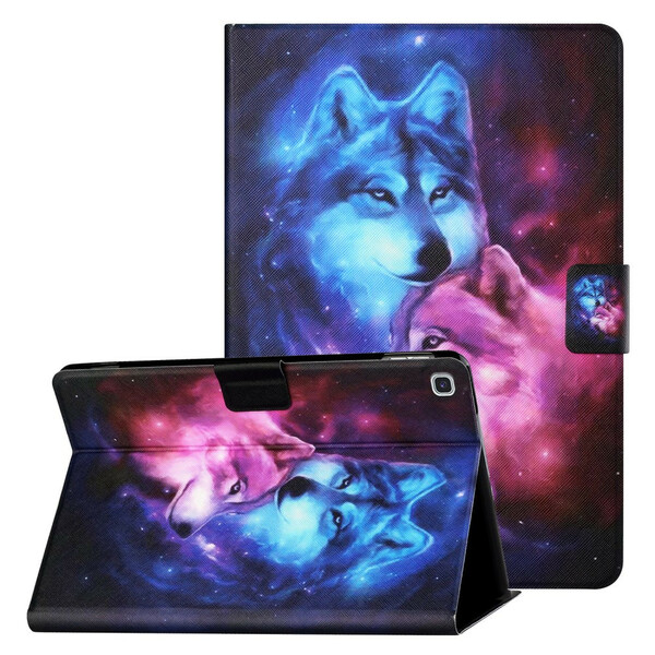 Housse Samsung Galaxy Tab A7 Lite Guerre des Loups