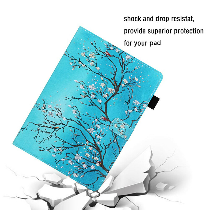 Housse Samsung Galaxy Tab A7 Lite Branches Fleuries Housse Samsung Galaxy Tab A7 Lite Branches Fleuries
