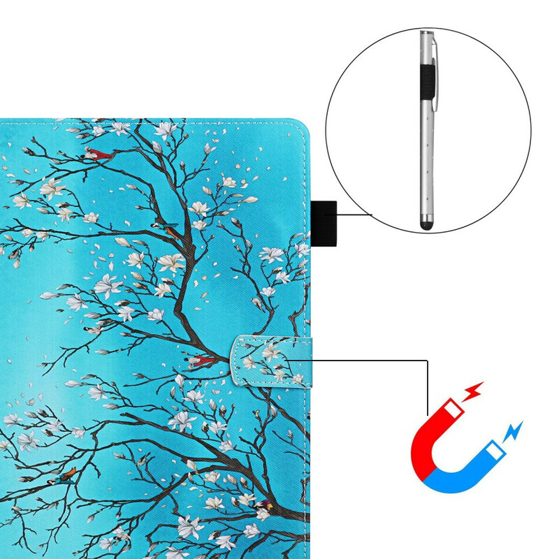 Housse Samsung Galaxy Tab A7 Lite Branches Fleuries Housse Samsung Galaxy Tab A7 Lite Branches Fleuries