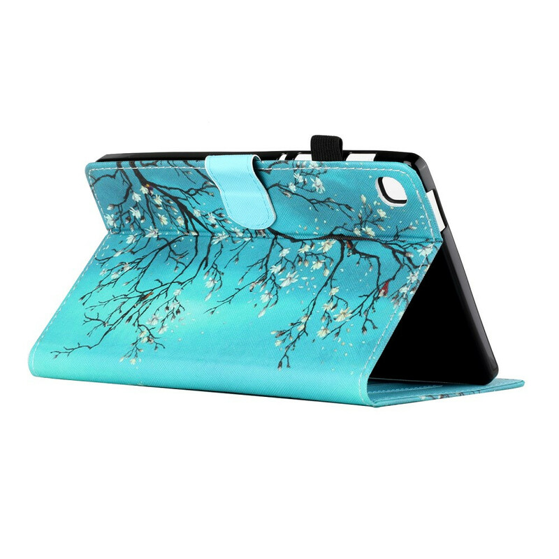 Housse Samsung Galaxy Tab A7 Lite Branches Fleuries Housse Samsung Galaxy Tab A7 Lite Branches Fleuries