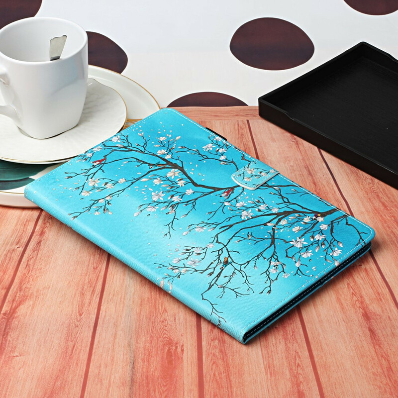 Housse Samsung Galaxy Tab A7 Lite Branches Fleuries Housse Samsung Galaxy Tab A7 Lite Branches Fleuries