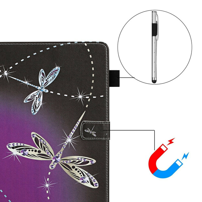 Housse Samsung Galaxy Tab A7 Lite Libellules Housse Samsung Galaxy Tab A7 Lite Libellules
