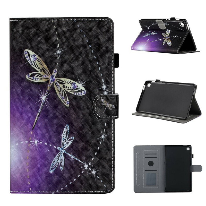 Housse Samsung Galaxy Tab A7 Lite Libellules Housse Samsung Galaxy Tab A7 Lite Libellules