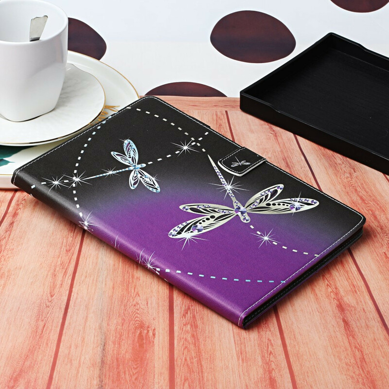 Housse Samsung Galaxy Tab A7 Lite Libellules Housse Samsung Galaxy Tab A7 Lite Libellules