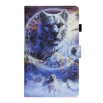 Housse Samsung Galaxy Tab A7 Lite Loup Housse Samsung Galaxy Tab A7 Lite Loup