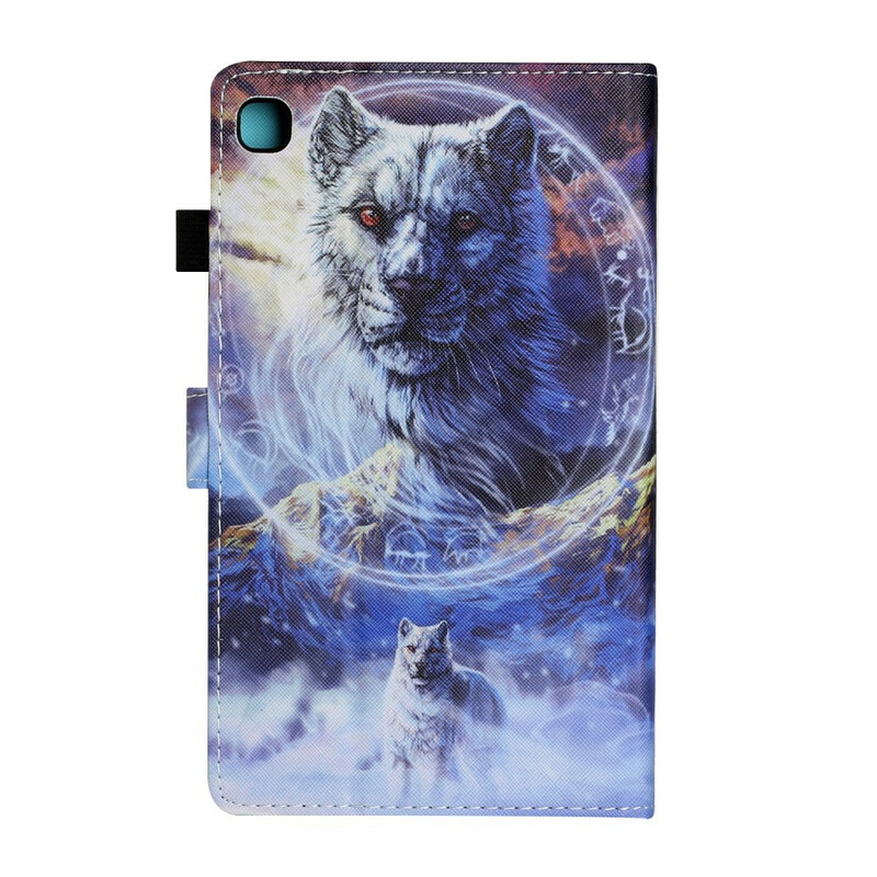 Housse Samsung Galaxy Tab A7 Lite Loup Housse Samsung Galaxy Tab A7 Lite Loup