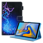 Housse Samsung Galaxy Tab A7 Lite Papillons Colorés Housse Samsung Galaxy Tab A7 Lite Papillons Colorés
