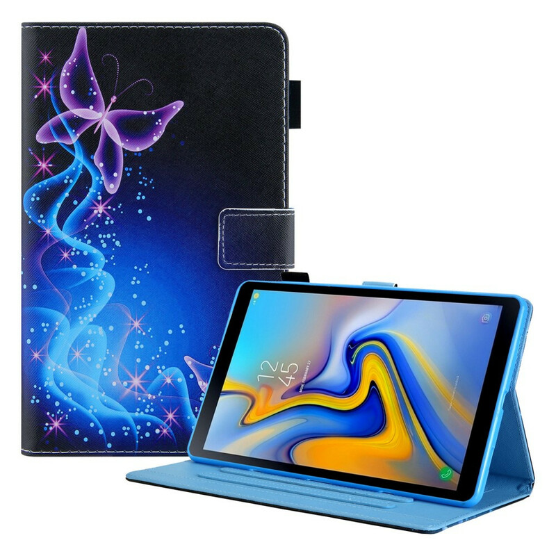 Housse Samsung Galaxy Tab A7 Lite Papillons Colorés Housse Samsung Galaxy Tab A7 Lite Papillons Colorés