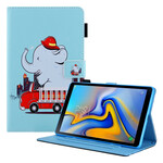 Housse Samsung Galaxy Tab A7 Lite Éléphant Pompier Housse Samsung Galaxy Tab A7 Lite Éléphant Pompier
