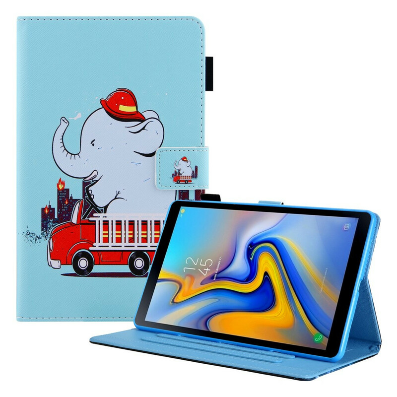 Housse Samsung Galaxy Tab A7 Lite Éléphant Pompier Housse Samsung Galaxy Tab A7 Lite Éléphant Pompier