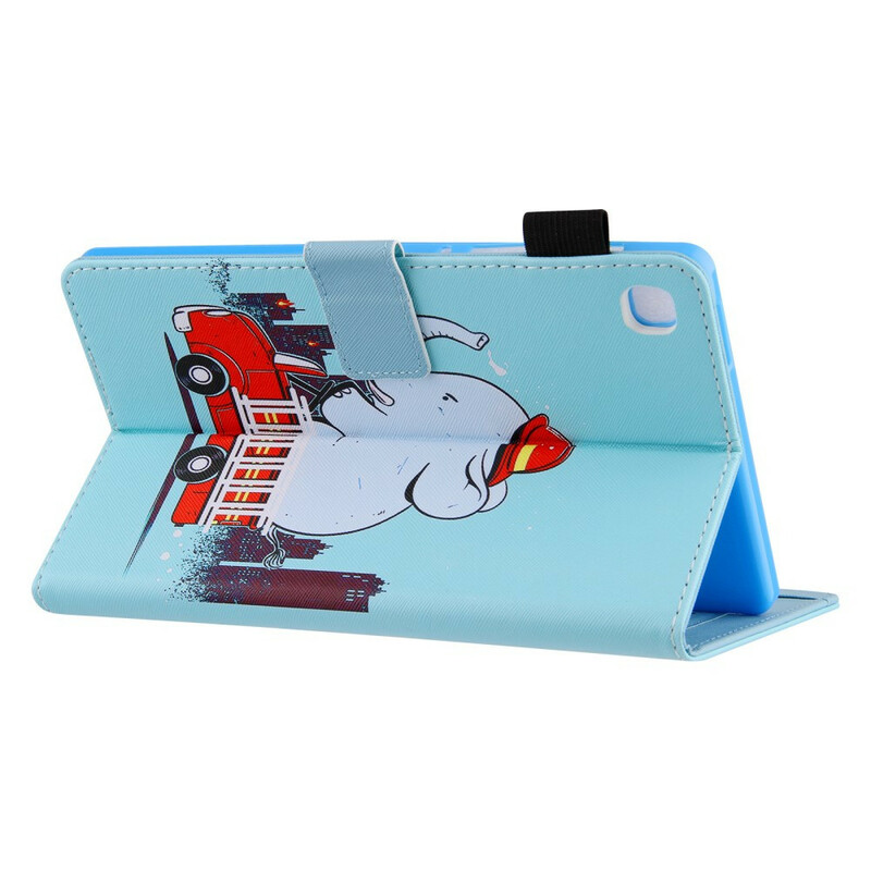Housse Samsung Galaxy Tab A7 Lite Éléphant Pompier Housse Samsung Galaxy Tab A7 Lite Éléphant Pompier