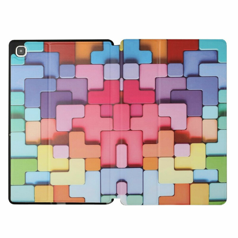 Smart Case Samsung Galaxy Tab A7 Lite Deux Volet Géométrie Colorée Smart Case Samsung Galaxy Tab A7 Lite Deux Volet Géométrie Colorée