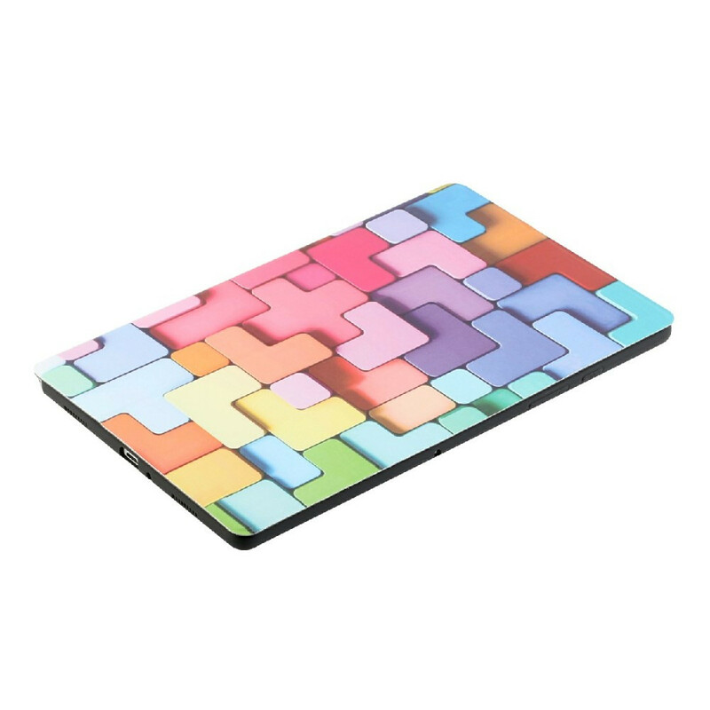 Smart Case Samsung Galaxy Tab A7 Lite Deux Volet Géométrie Colorée Smart Case Samsung Galaxy Tab A7 Lite Deux Volet Géométrie Colorée