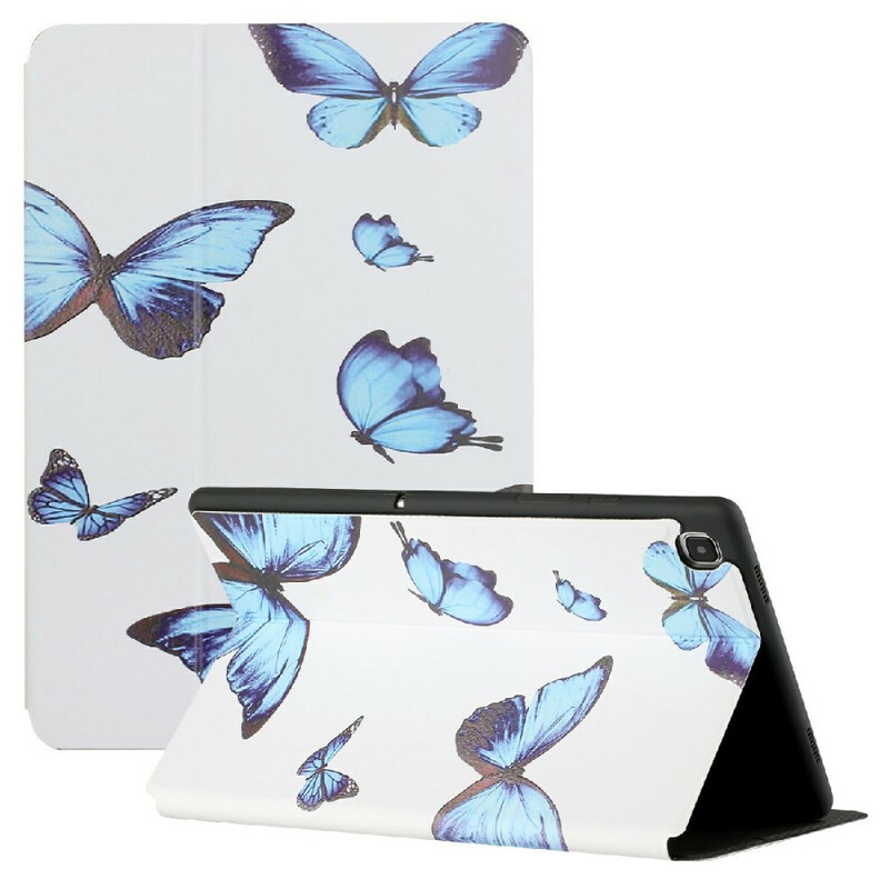 Smart Case Samsung Galaxy Tab A7 Lite Deux Volets Papillons Smart Case Samsung Galaxy Tab A7 Lite Deux Volets Papillons