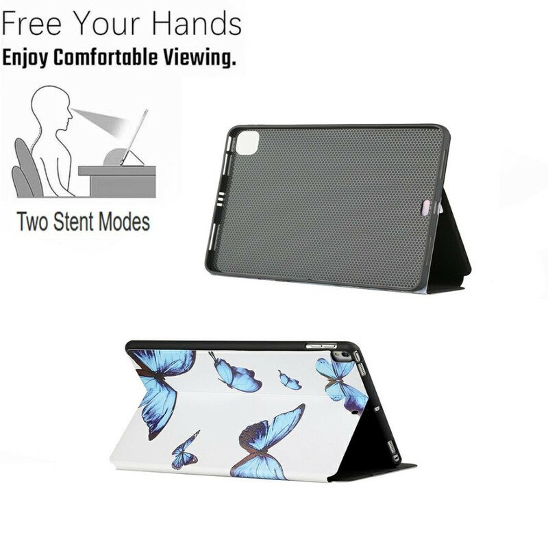 Smart Case Samsung Galaxy Tab A7 Lite Deux Volets Papillons Smart Case Samsung Galaxy Tab A7 Lite Deux Volets Papillons