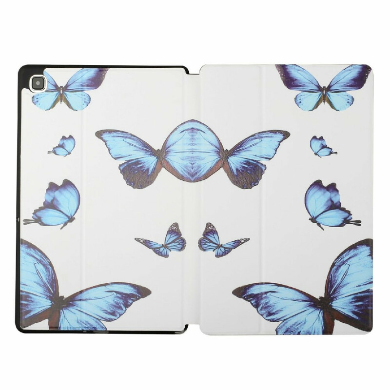Smart Case Samsung Galaxy Tab A7 Lite Deux Volets Papillons Smart Case Samsung Galaxy Tab A7 Lite Deux Volets Papillons