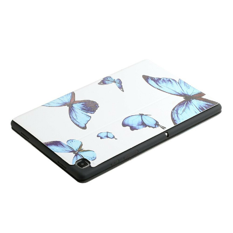 Smart Case Samsung Galaxy Tab A7 Lite Deux Volets Papillons Smart Case Samsung Galaxy Tab A7 Lite Deux Volets Papillons