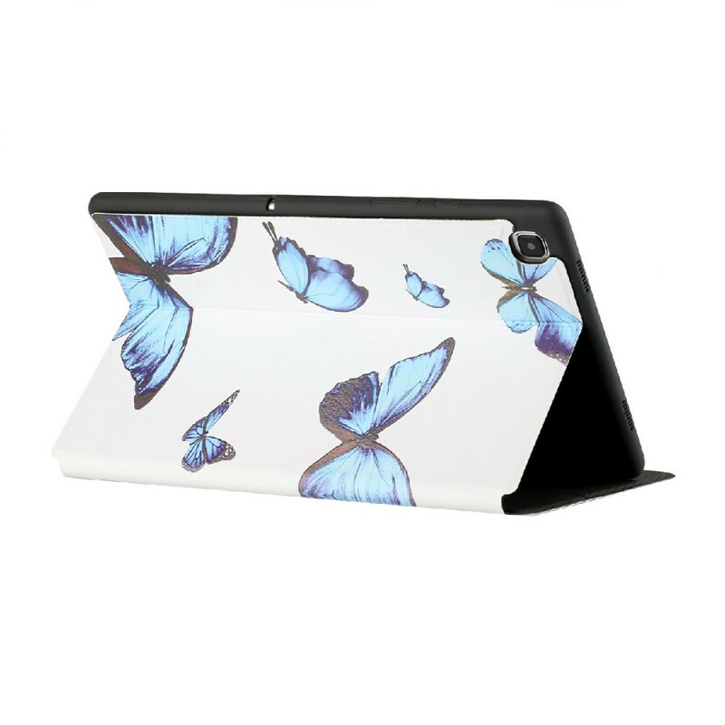 Smart Case Samsung Galaxy Tab A7 Lite Deux Volets Papillons Smart Case Samsung Galaxy Tab A7 Lite Deux Volets Papillons