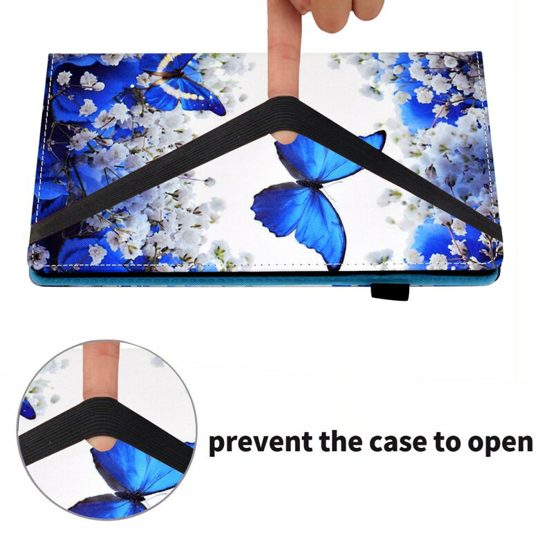 Housse Samsung Galaxy Tab A7 Lite Variations Papillons Housse Samsung Galaxy Tab A7 Lite Variations Papillons