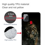 Coque Samsung Galaxy A21s Flexible Tigre Coque Samsung Galaxy A21s Flexible Tigre