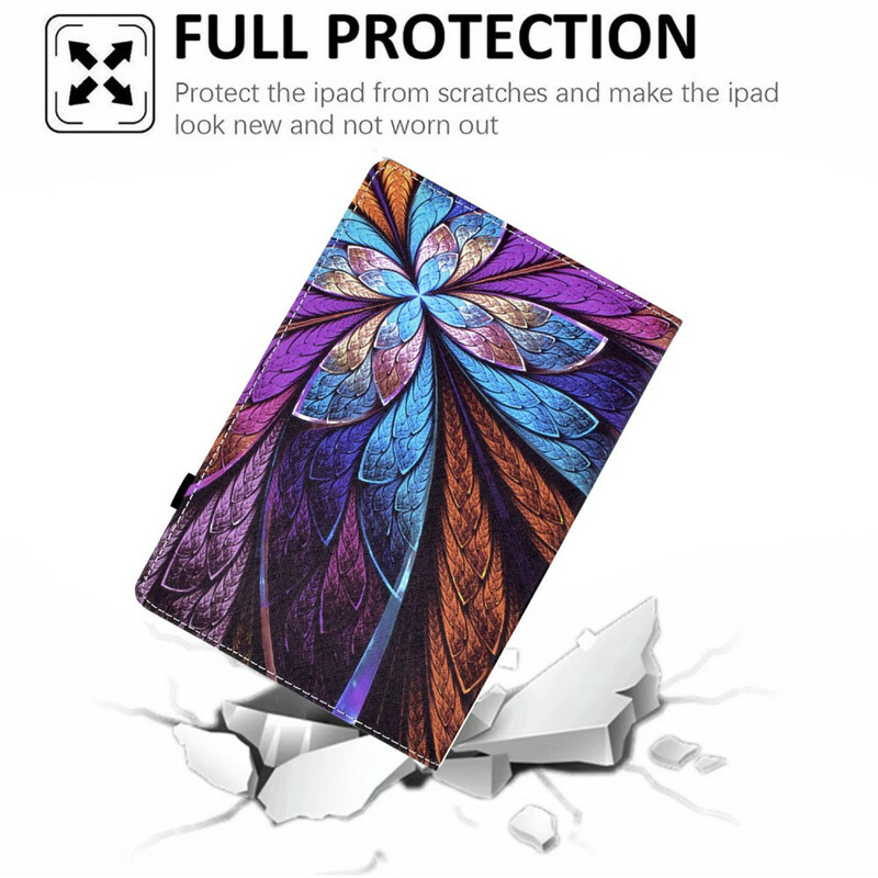 Étui Samsung Galaxy Tab A7 Lite Fleur Abstraite