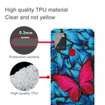 Coque Samsung Galaxy A21s Flexible Papillons Coque Samsung Galaxy A21s Flexible Papillons