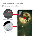 Coque Samsung Galaxy A21s Flexible Homme à la Lune Coque Samsung Galaxy A21s Flexible Homme à la Lune