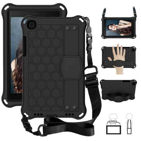 Coque Samsung Galaxy Tab A7 Lite / Tab A8 (2019) EVA Sangle-Support et Bandoulière
